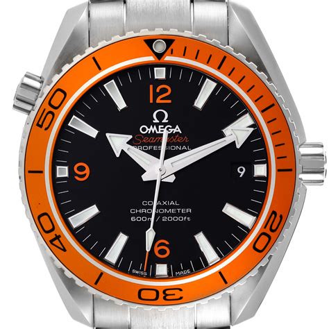 omega seamaster orange face|omega watch orange bezel.